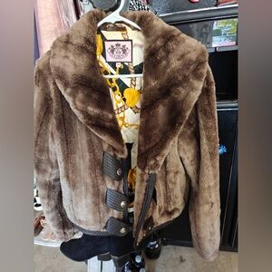 Vintage Juicy Couture Faux Fur Jacket